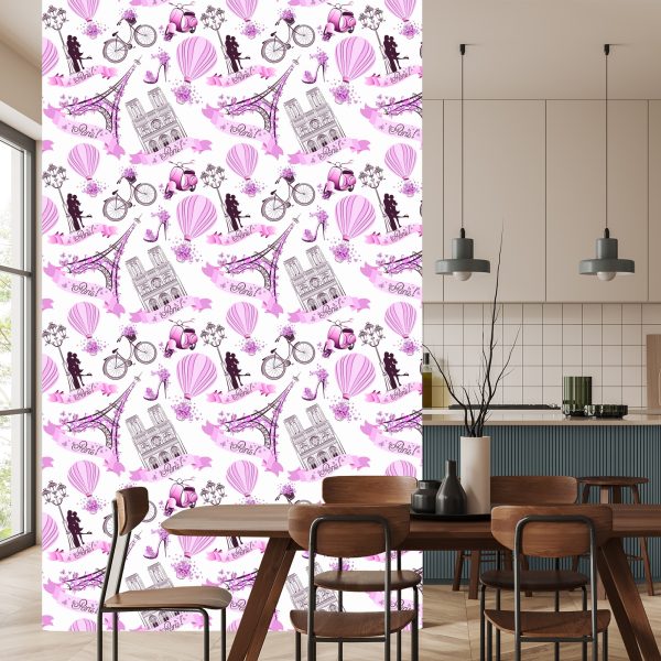 Behang Romantisch Parijs - Afbeelding 4