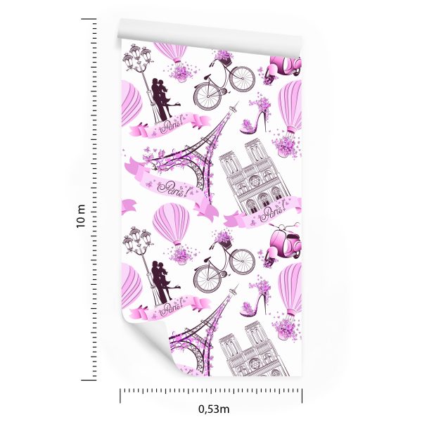 Behang Romantisch Parijs - Afbeelding 8