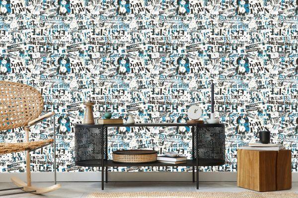 Behang Stedelijke Graffiti - Afbeelding 5