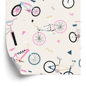 Behang Kleurrijke Bmx-Fietsen