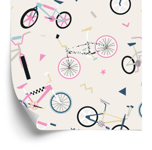 Behang Kleurrijke Bmx-Fietsen