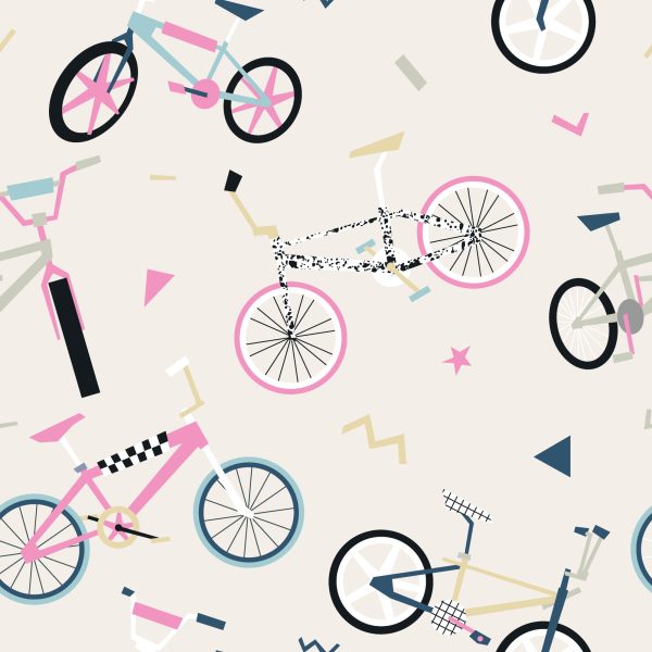 Behang Kleurrijke Bmx-Fietsen - Afbeelding 2