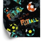 Behang Kleurrijke Voetbal