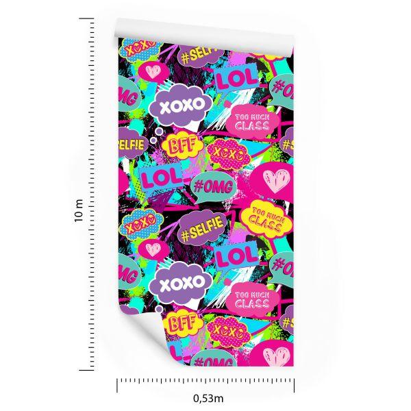 Behang Pop-Art-Chat - Afbeelding 8