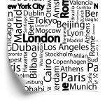 Behang Wereldsteden
