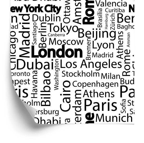 Behang Wereldsteden