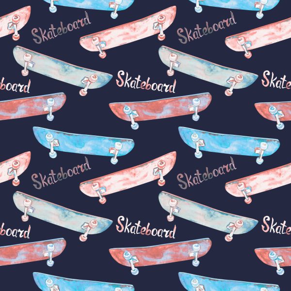 Behang Kleurrijke Skateboards - Afbeelding 2