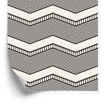 Behang Geometrisch - Retro Zigzag