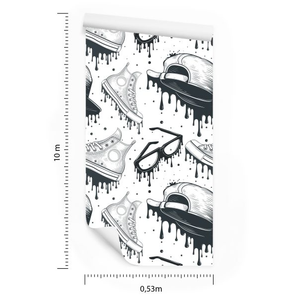 Behang Skater Kit - Afbeelding 8