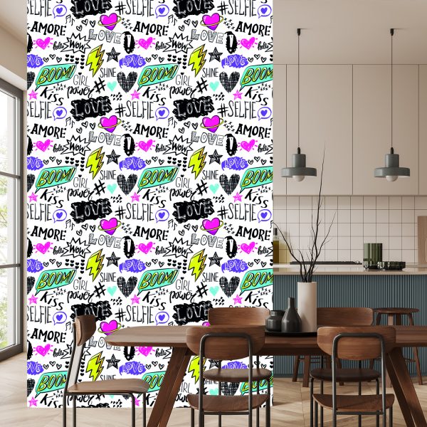 Behang Meisjesachtige Wachtwoorden - Afbeelding 4