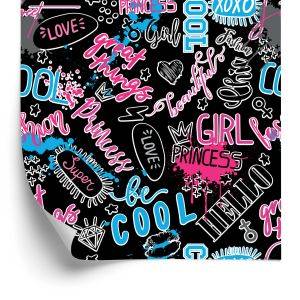 Behang Slogans Voor Meisjes