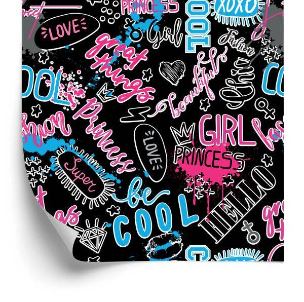 Behang Slogans Voor Meisjes