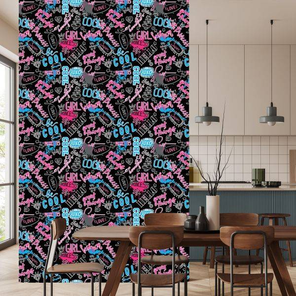 Behang Slogans Voor Meisjes - Afbeelding 4