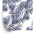 Behang Vintage Exotische Bladeren