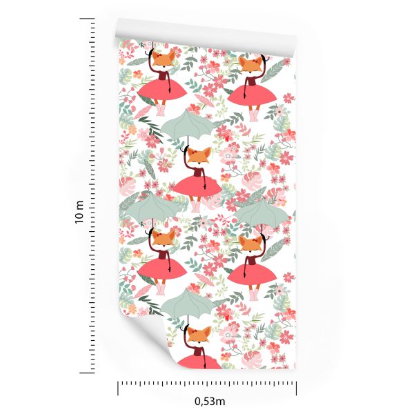 Behang Prinses Vossen - Afbeelding 8