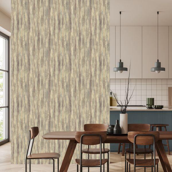 Behang Modern Houten Patroon - Afbeelding 4