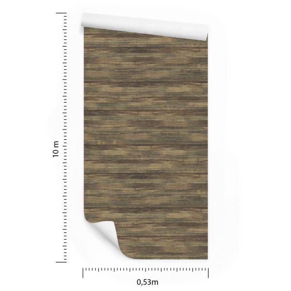 Behang Kleurrijk Horizontaal Houten Patroon - Afbeelding 8