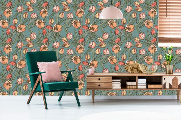 Behang Lente Tulpen - Afbeelding 6