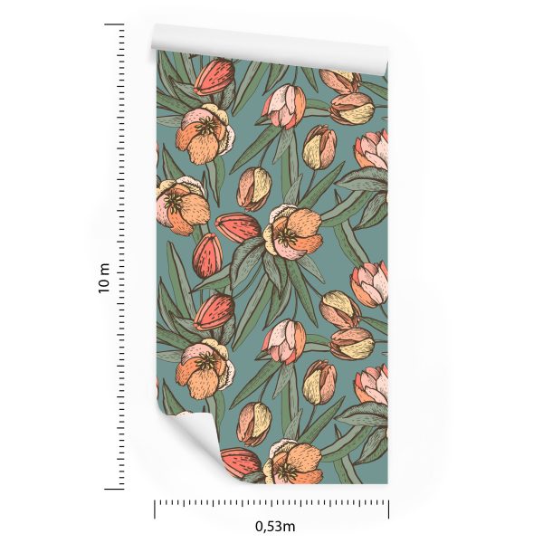 Behang Lente Tulpen - Afbeelding 8