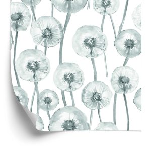 Behang Paardebloemen Geschilderd Met Waterverf