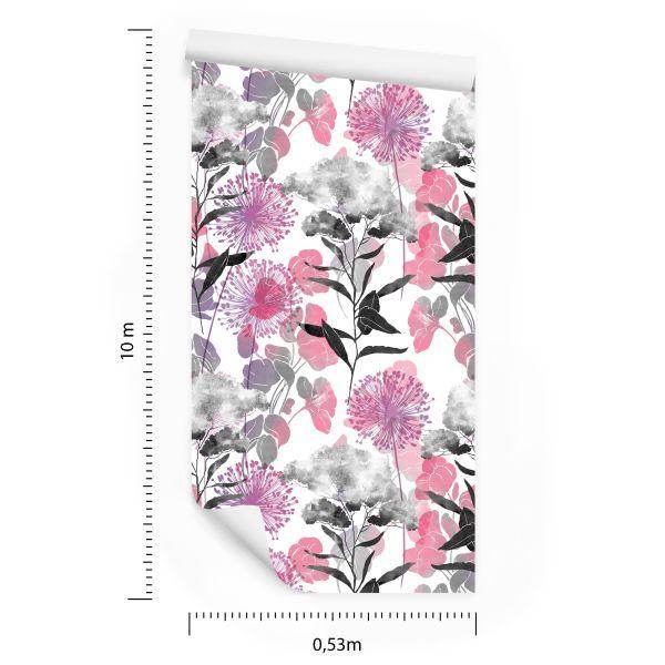 Behang Paardebloemen Met Kruiden - Afbeelding 8