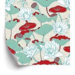Behang Waterlelies En Lotussen