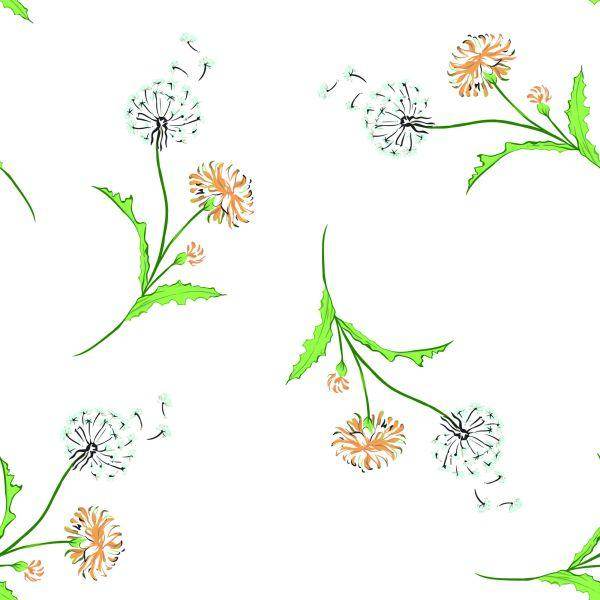 Behang Kleurrijke Paardebloemen - Afbeelding 2