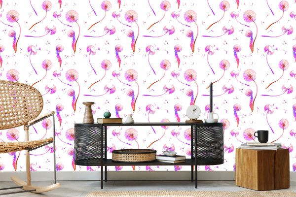 Behang Zomer Paardebloemen - Afbeelding 5