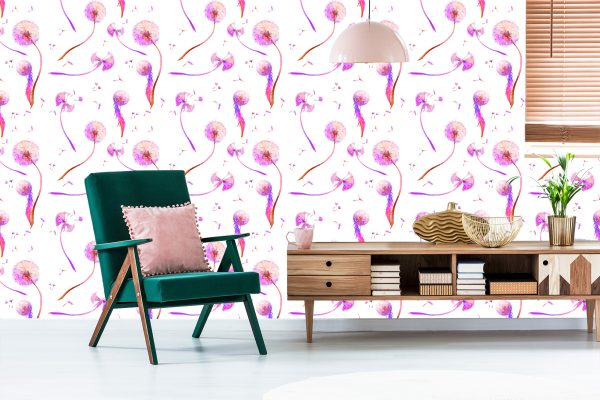 Behang Zomer Paardebloemen - Afbeelding 6