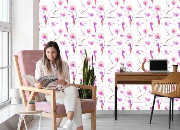 Behang Zomer Paardebloemen - Afbeelding 7