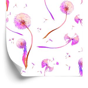 Behang Zomer Paardebloemen