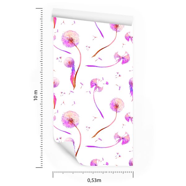 Behang Zomer Paardebloemen - Afbeelding 8