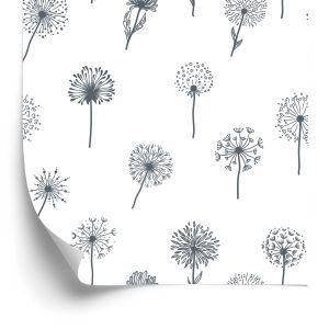 Behang Paardebloem Met Veldbloemen