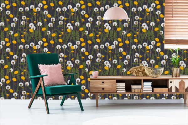 Behang Bloeiende Paardebloemen - Afbeelding 6