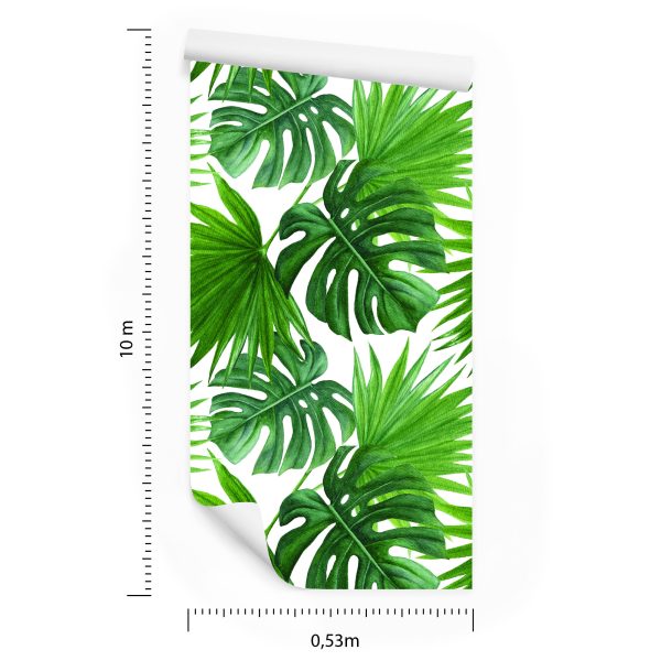 Behang Groene Bladeren - Afbeelding 8