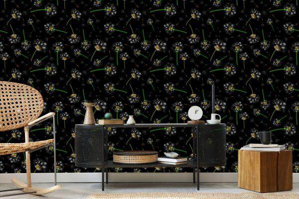 Behang Paardebloemen - Afbeelding 5