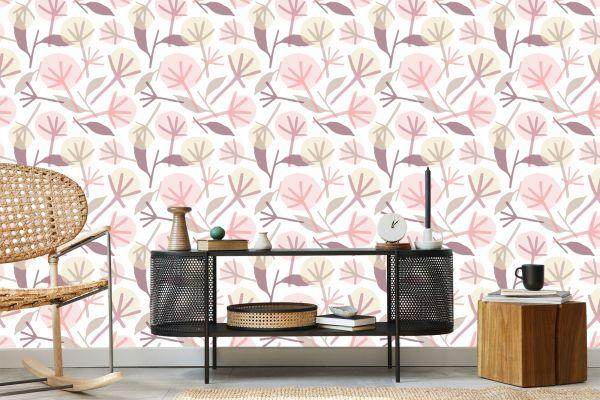 Behang Minimalistische Paardebloem - Afbeelding 5