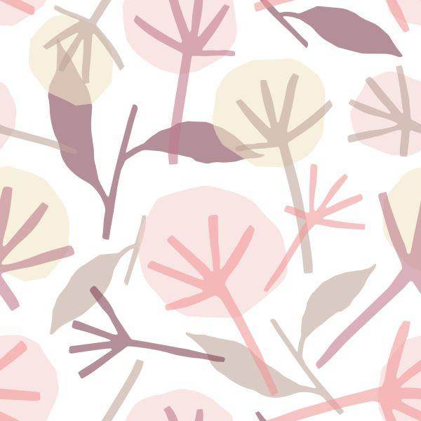 Behang Minimalistische Paardebloem - Afbeelding 2