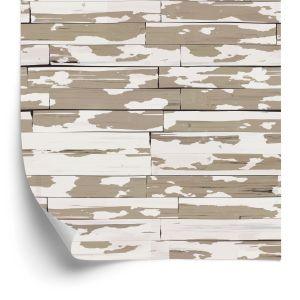 Behang Vintage Houten Plank
