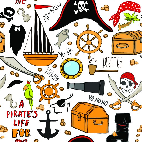 Behang Pirate's Schat - Afbeelding 2