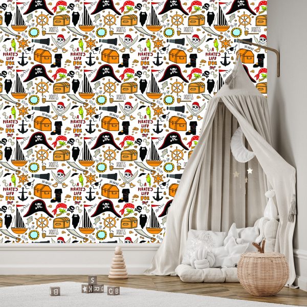 Behang Pirate's Schat - Afbeelding 3
