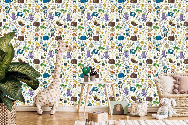 Behang Avonturen Van Piraten - Afbeelding 5