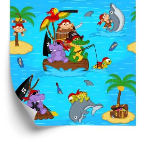 Behang Piraten Reizen