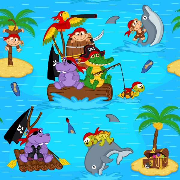 Behang Piraten Reizen - Afbeelding 2