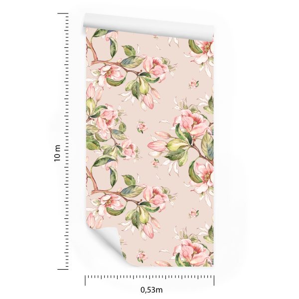 Behang Lentebloemen Op Twijgen - Afbeelding 8