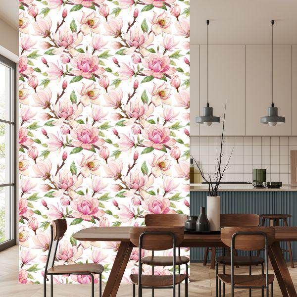 Behang Lente Magnolia Bloemen - Afbeelding 4