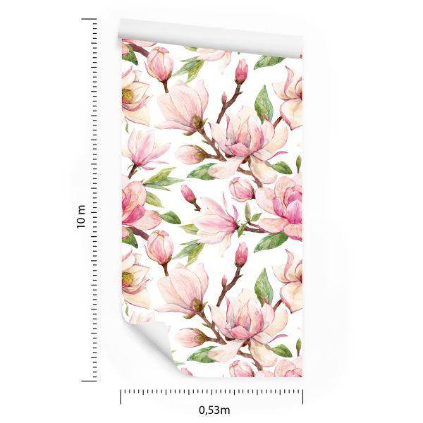 Behang Lente Magnolia Bloemen - Afbeelding 8