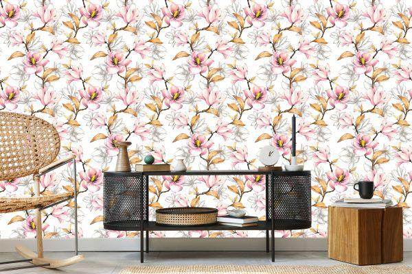 Behang Herfst Magnolia's - Afbeelding 5