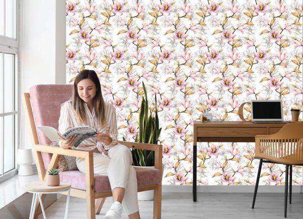 Behang Herfst Magnolia's - Afbeelding 7