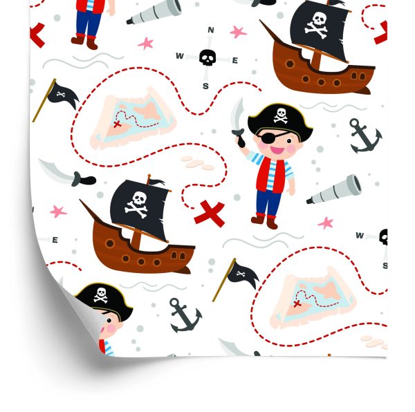 Behang Piraten Nee